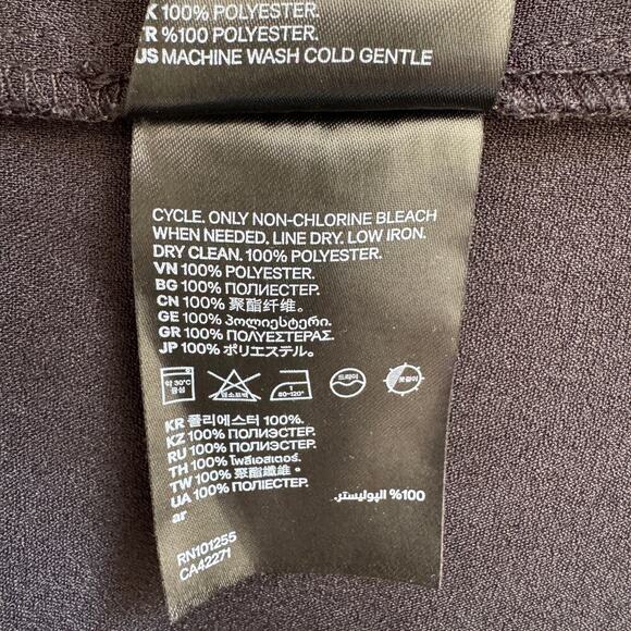 Black Cropped Top Sexy Fringe Party Small EUC H&M - Picture 9 of 9